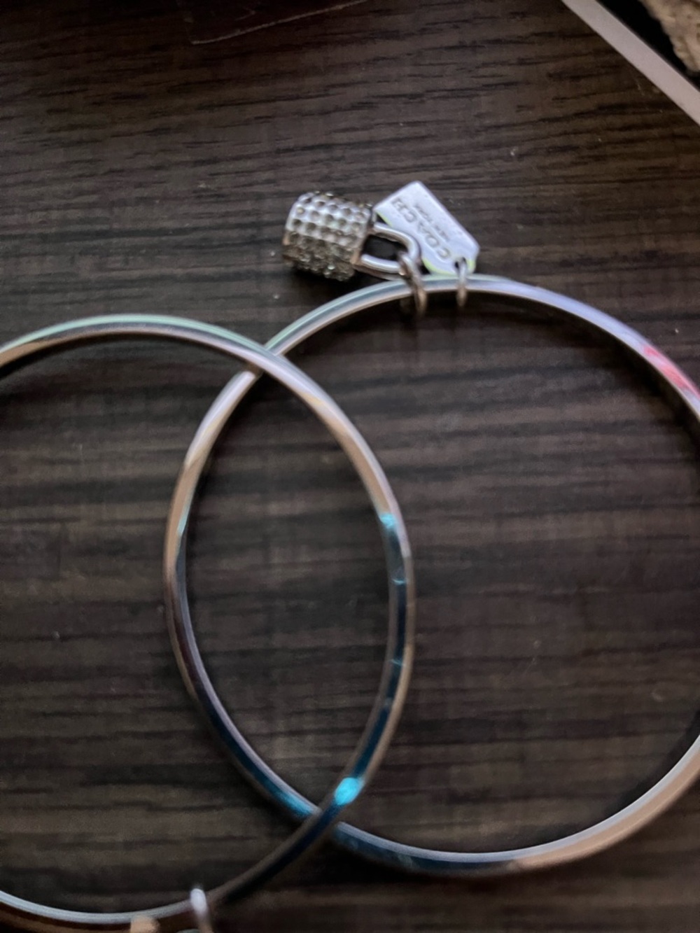 Coach Lock and Key Bangle Set - Picture 3 of 10